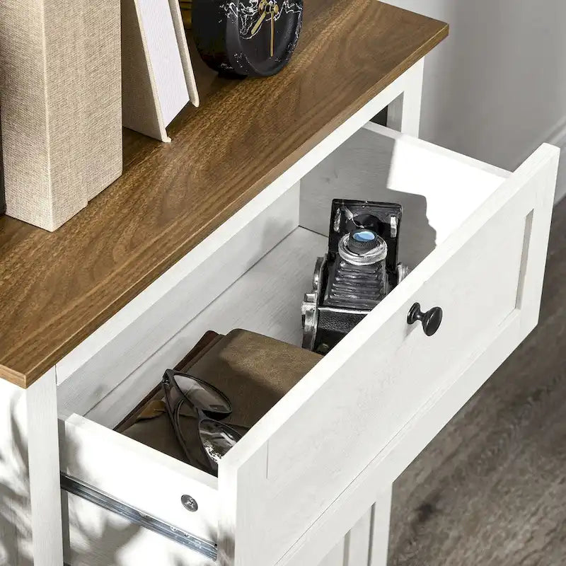 Credenza da cucina con ante, cassetto e ripiano regolabile