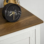 Credenza da cucina con ante, cassetto e ripiano regolabile