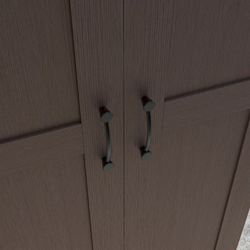 Credenza da cucina con ante, cassetto e ripiano regolabile