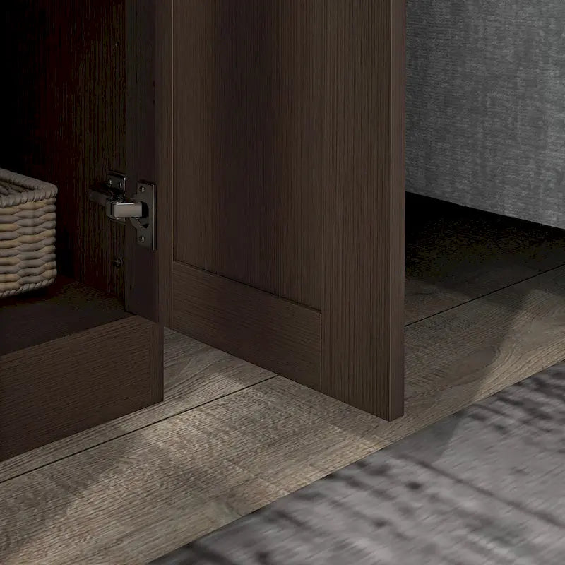 Credenza da cucina con ante, cassetto e ripiano regolabile