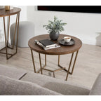  Solvay Wood and Metal Coffee Table