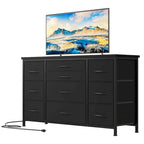 Mobile TV con presa di corrente, 10 cassetti per TV da 55" - n/a