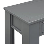 Tavolo Consolle/Tavolo da Divano con Cassetti Contenitori e Ripiano Inferiore per Ingresso Corridoio